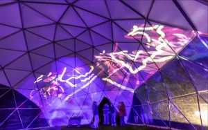 10m Dome. Gondwana Festival. Binna Burra. QLD