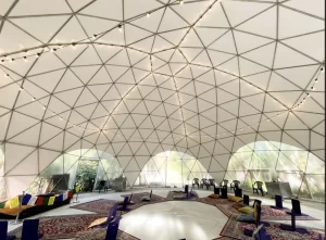 Crystal Castle 15m Peace Dome inside