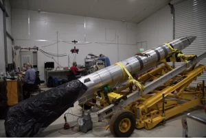 NASA rocket. 15m VIP dome for viewing