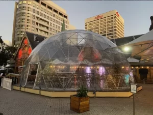 12m clear Dome. Greenwood Hotel. Sydney