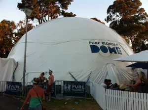 18m Pure Blonde dome. Summadayze Festival. Melbourne