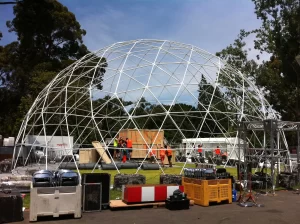 18m Pure Blonde dome frame