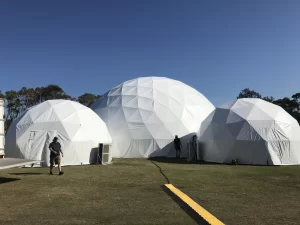 18m & 8m domes. Indeed Job Search Conference. Elements of Byron Resort. Byron Bay