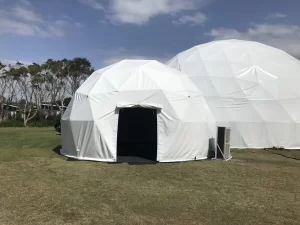 18m & 8m domes. Indeed Job Search Conference. Elements of Byron Resort. Byron Bay