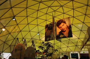 12m Garnier dome. Melbourne International Flower & Garden Show.