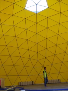 Optus 15m dome. iphone 4 product launch