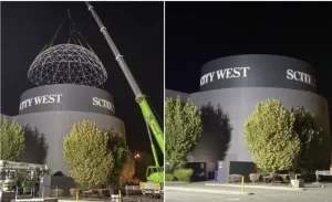 20m Dome for Scitech. CIty West, Perth