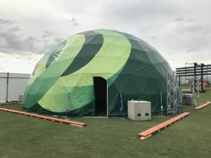 Woolworths 15m dome. Melbourne Tennis Open